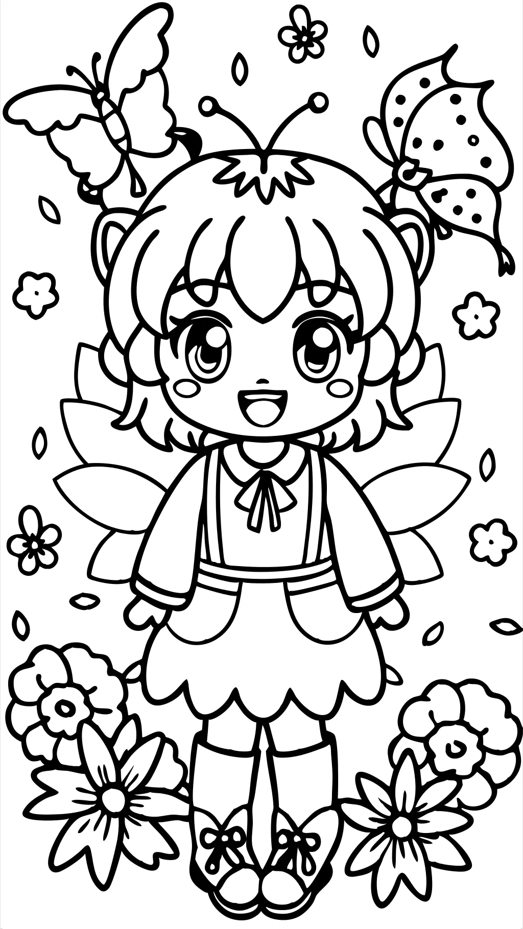 anime coloring page